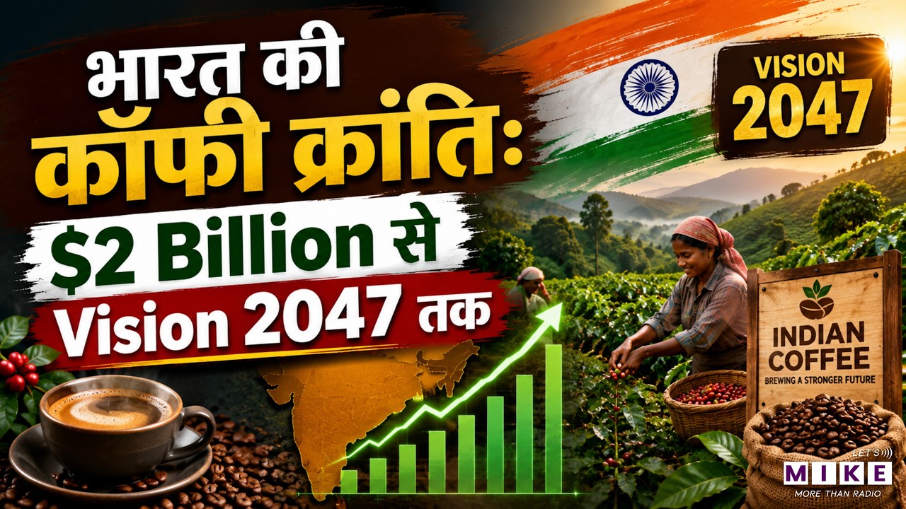 India’s Coffee Revolution: From $2 Billion Export to Vision 2047 Journey | India Coffee Export