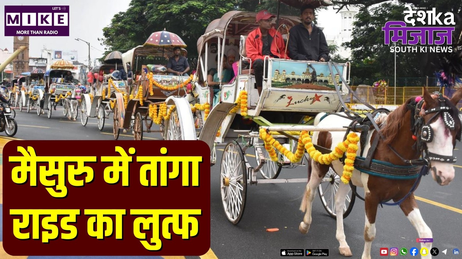 मैसुरु में तांगा राइड का लुत्फ | DKM South