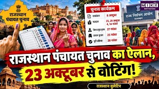 Rajasthan Panchayat Election 2026: राजस्थान पंचायत चुनाव 2026 का शेड्यूल जारी । Panchayat Chunav