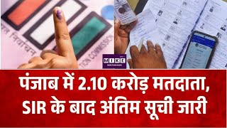 Breaking News : पंजाब में 2.10 करोड़ मतदाता, SIR के बाद अंतिम सूची जारी | Top News